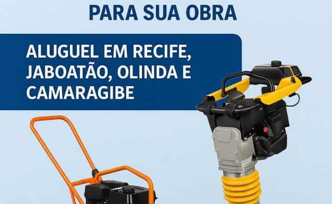Placa vibratória ou compactador de percussão? Descubra qual é o ideal para sua obra