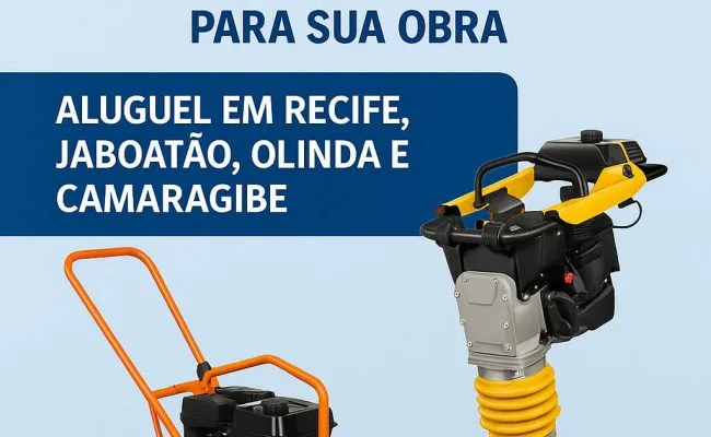 Placa vibratória ou compactador de percussão? Descubra qual é o ideal para sua obra