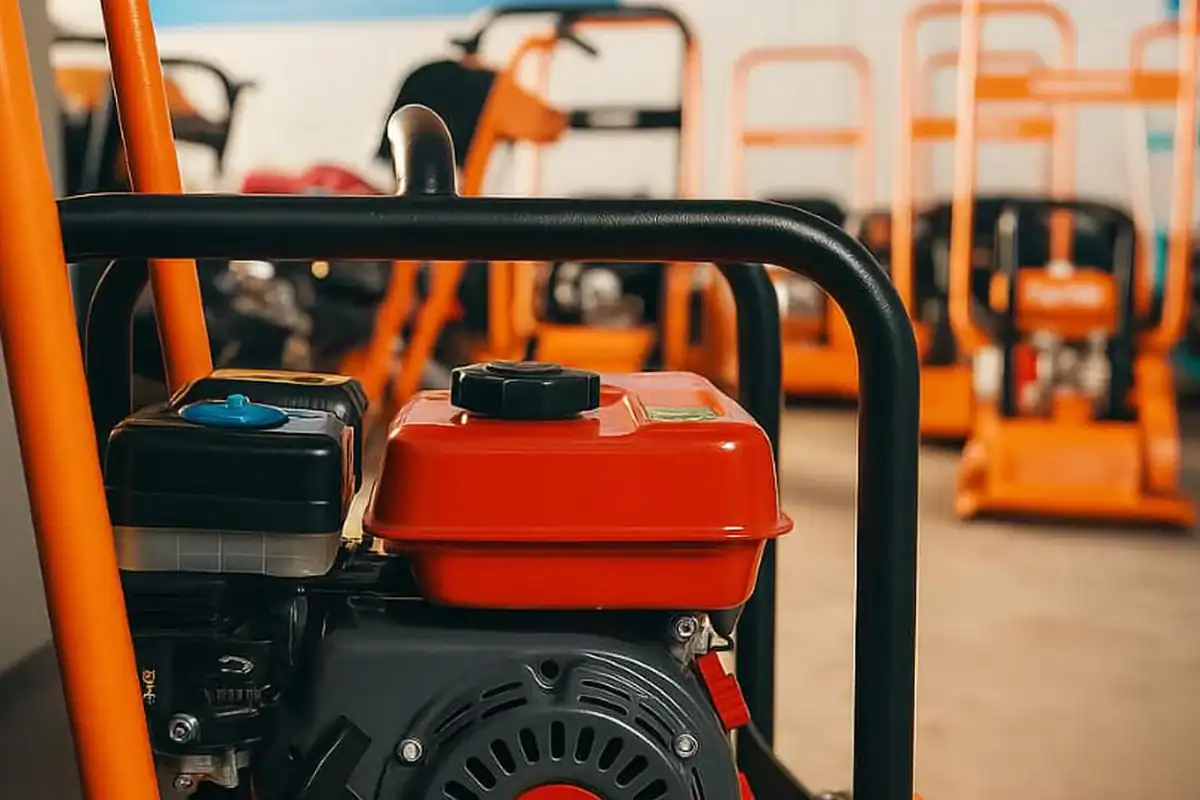 Placa vibratória VK-85 para compactação de superfícies em obra