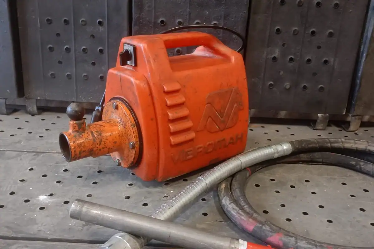 Motor de vibrador de concreto para adensar o concreto